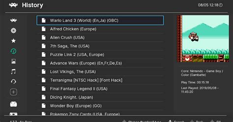 retroarch rgui|retroarch in game menu.